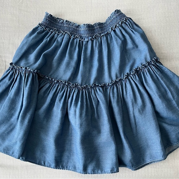 Kate Spade New York - Broome Street Chambray Skirt - Picture 4 of 5